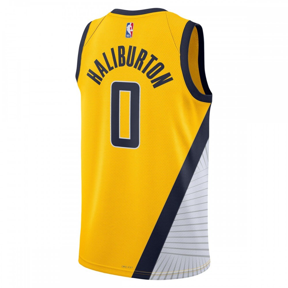 Tyrese Haliburton Indiana Pacers Jordan Brand 2022/23 Statement Edition Swingman Jersey - Gold-Pro Kit Vault | Brand New 26/27 Sports Jerseys